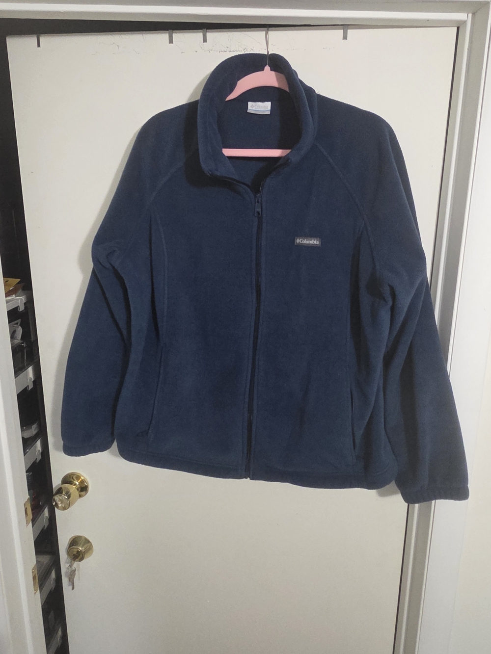 Columbia Women's Navy Full-Zip Fleece Jacket 3x